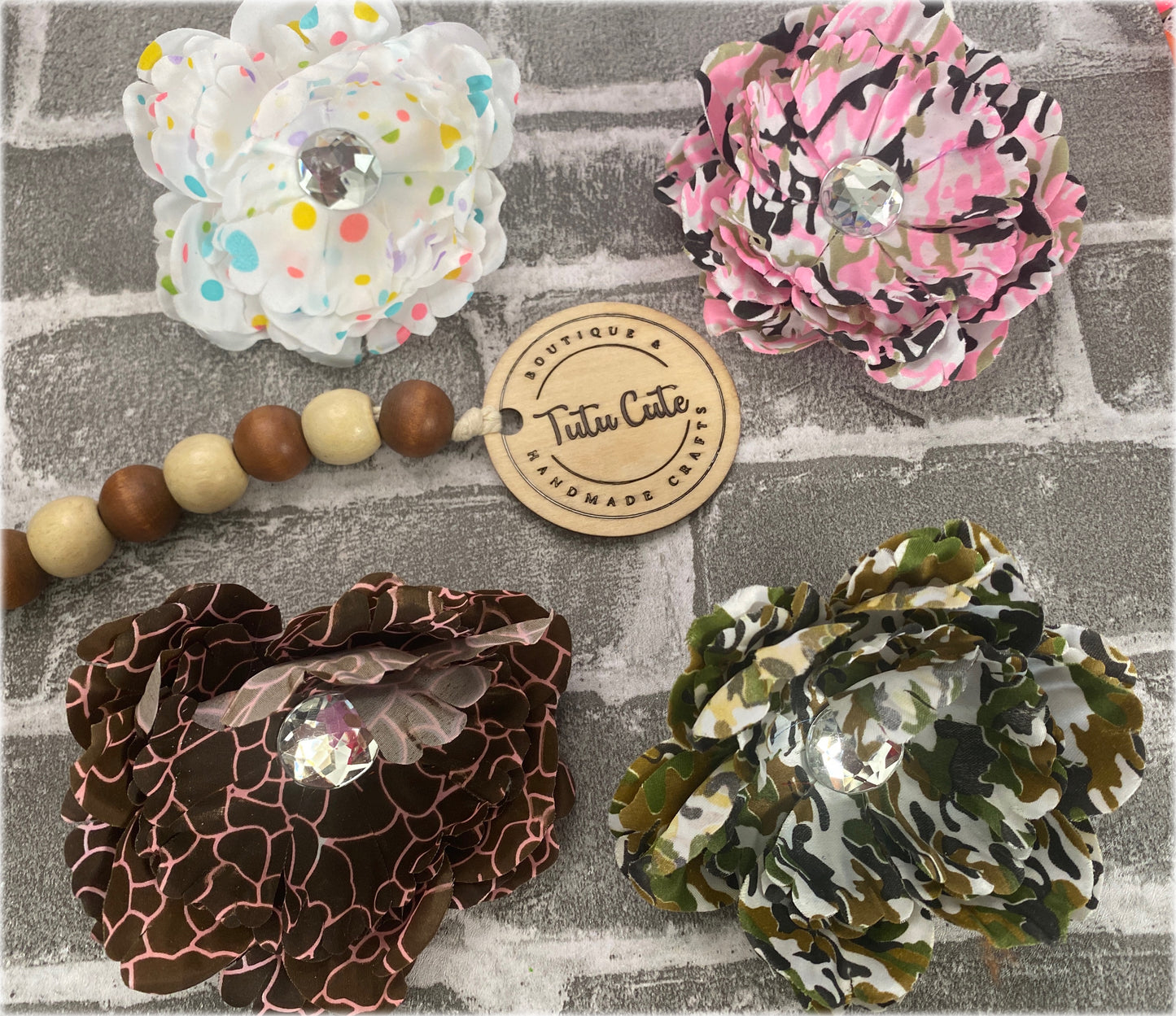 Custom flower bag clip!
