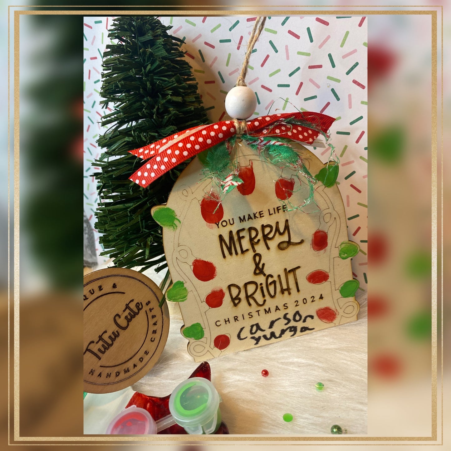 Fingerprint ornament kit