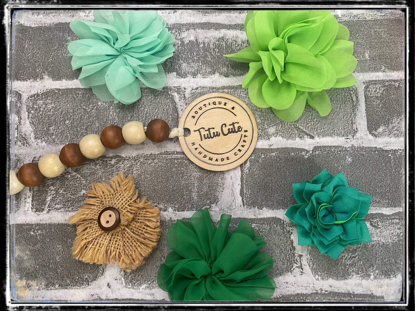 Custom flower bag clip!
