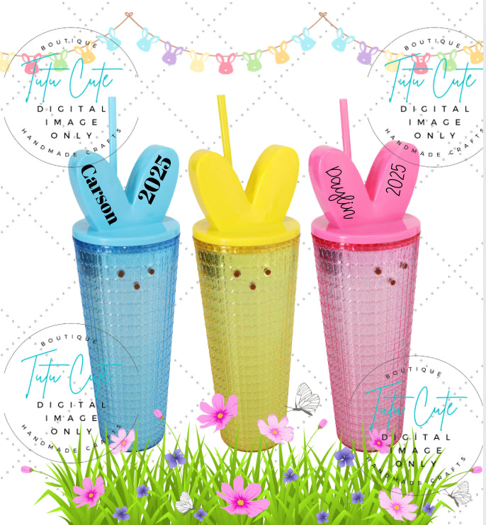 Personalized bunny cup