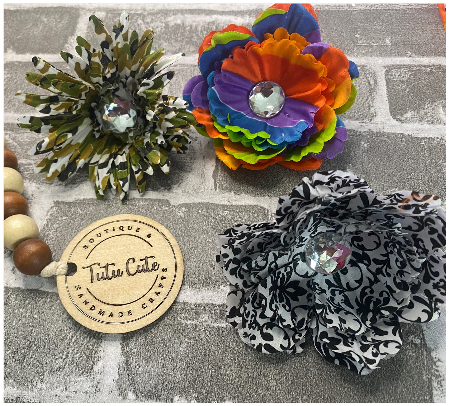 Custom flower bag clip!