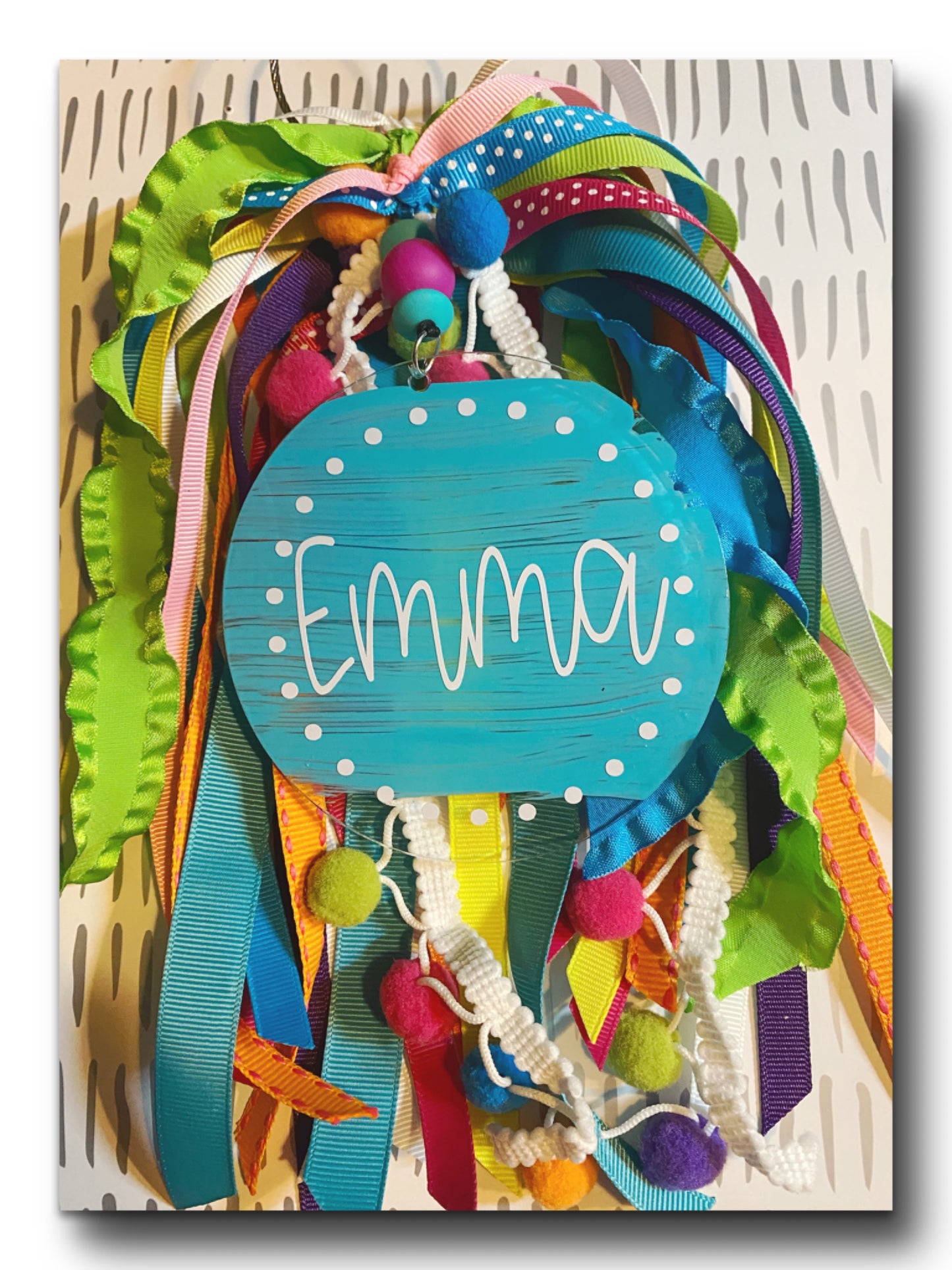 Custom Bogg bag ribbon tassel