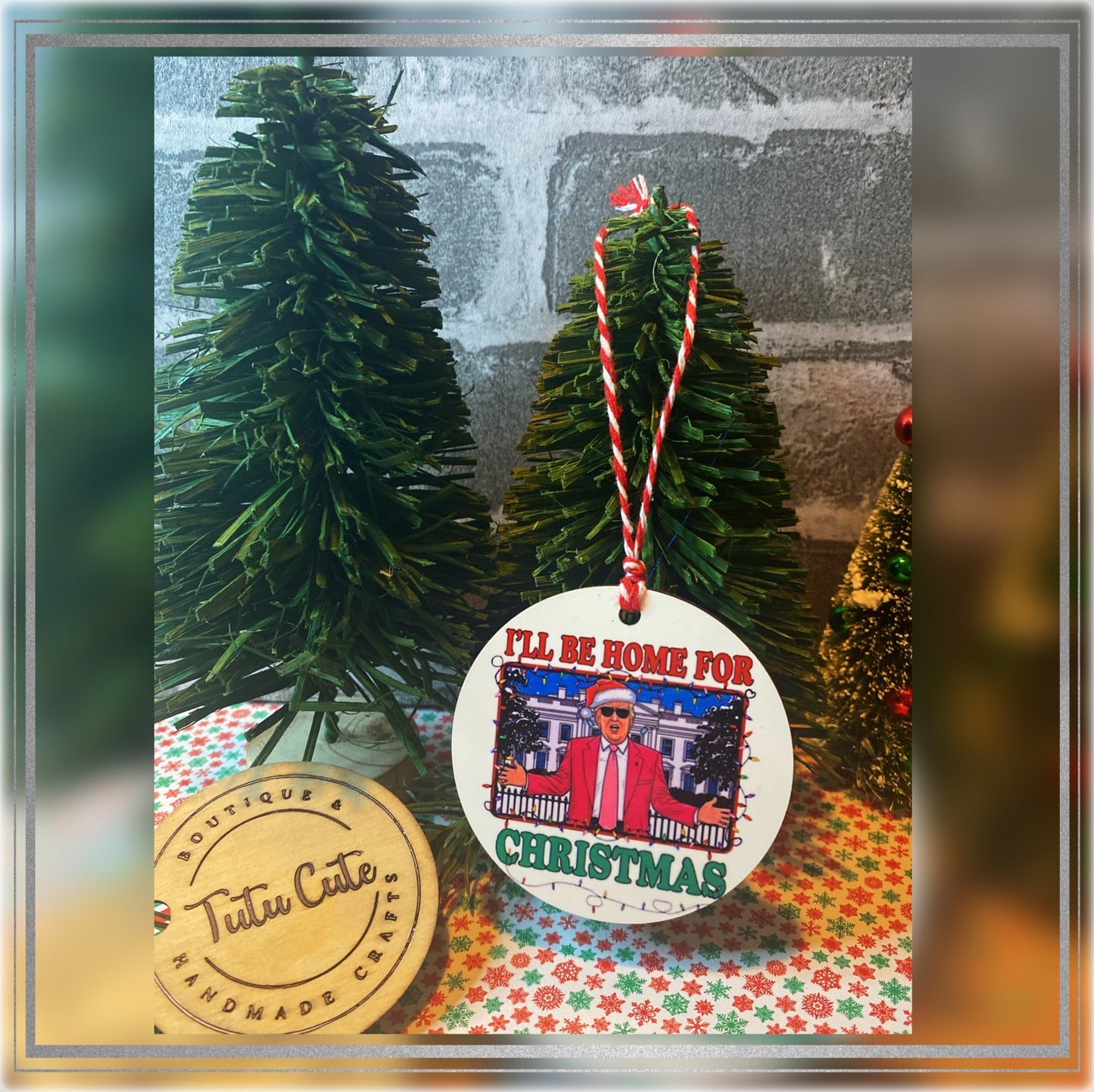 Trump inspired ornament