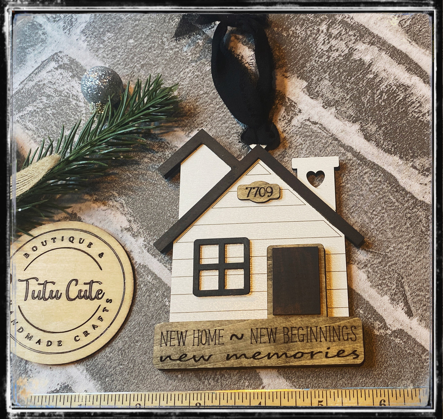New house or first Christmas ornament