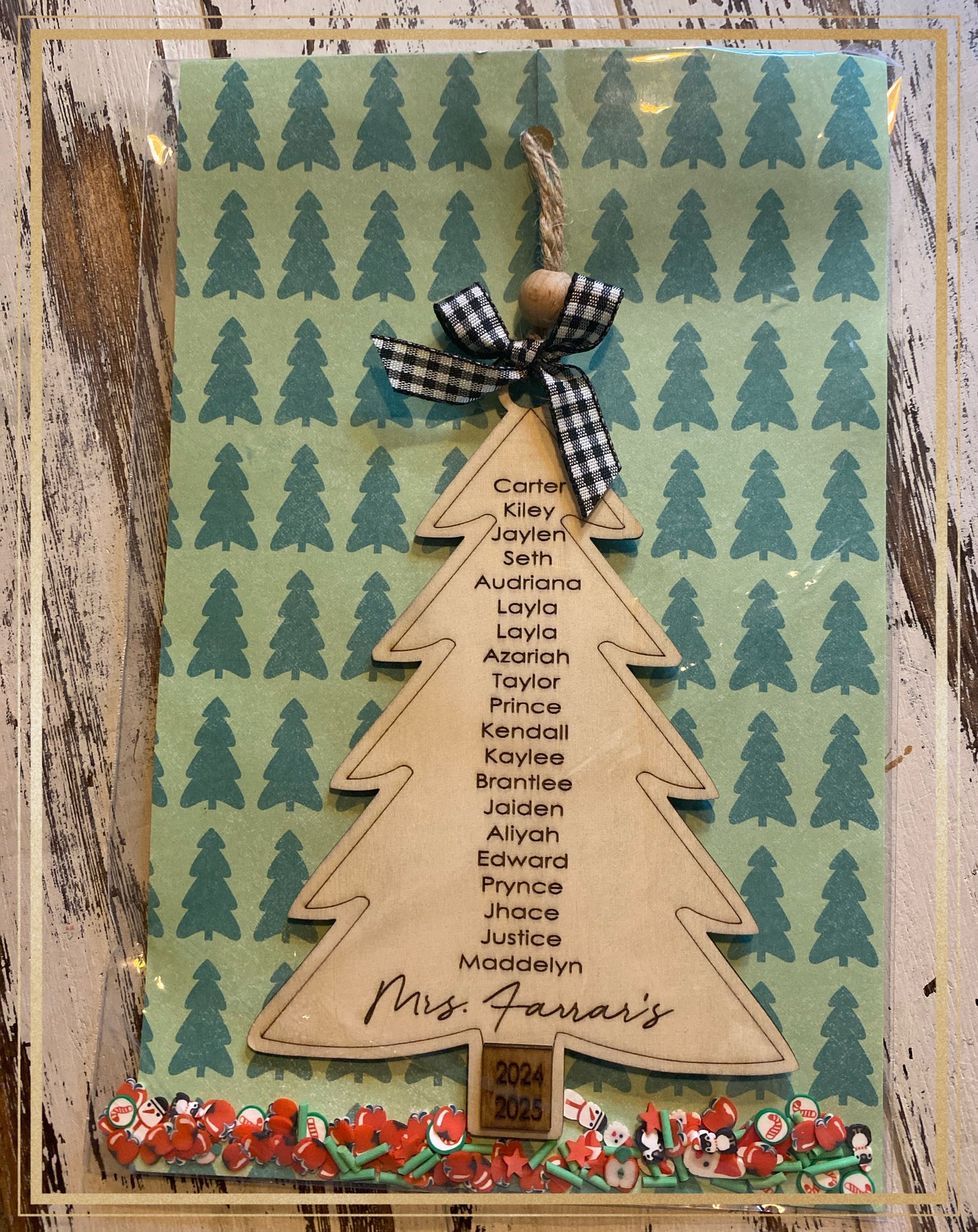 Teacher classroom ornament