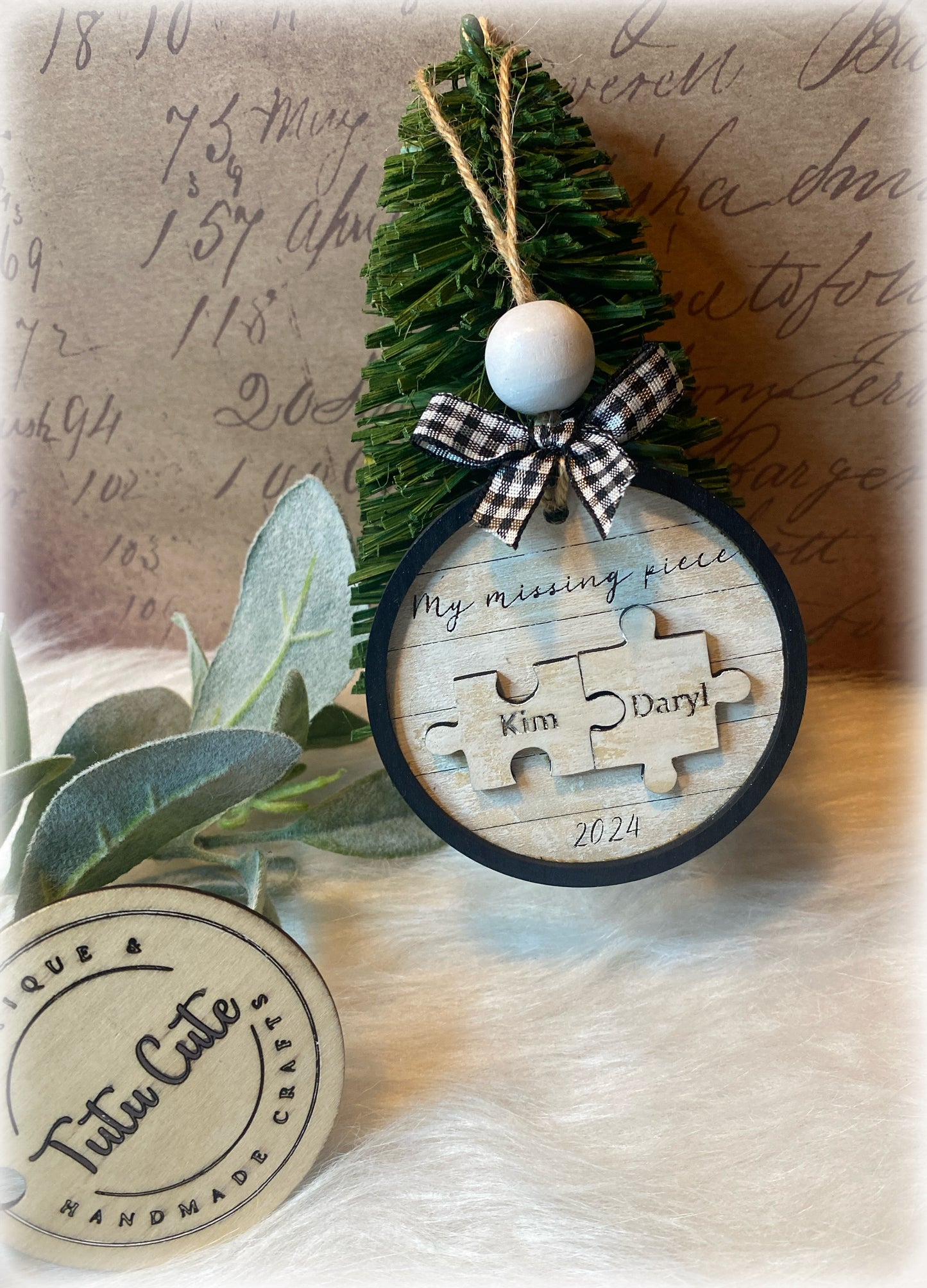 Missing piece ornament