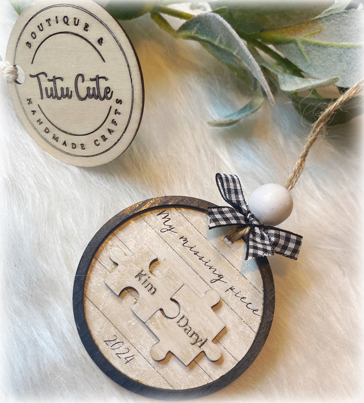 Missing piece ornament