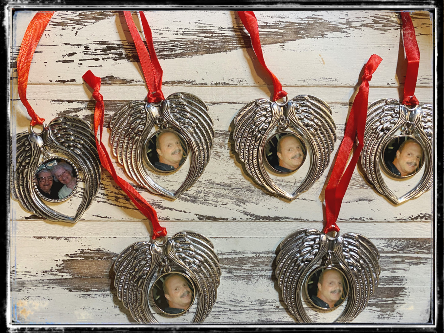 Angel wing ornaments