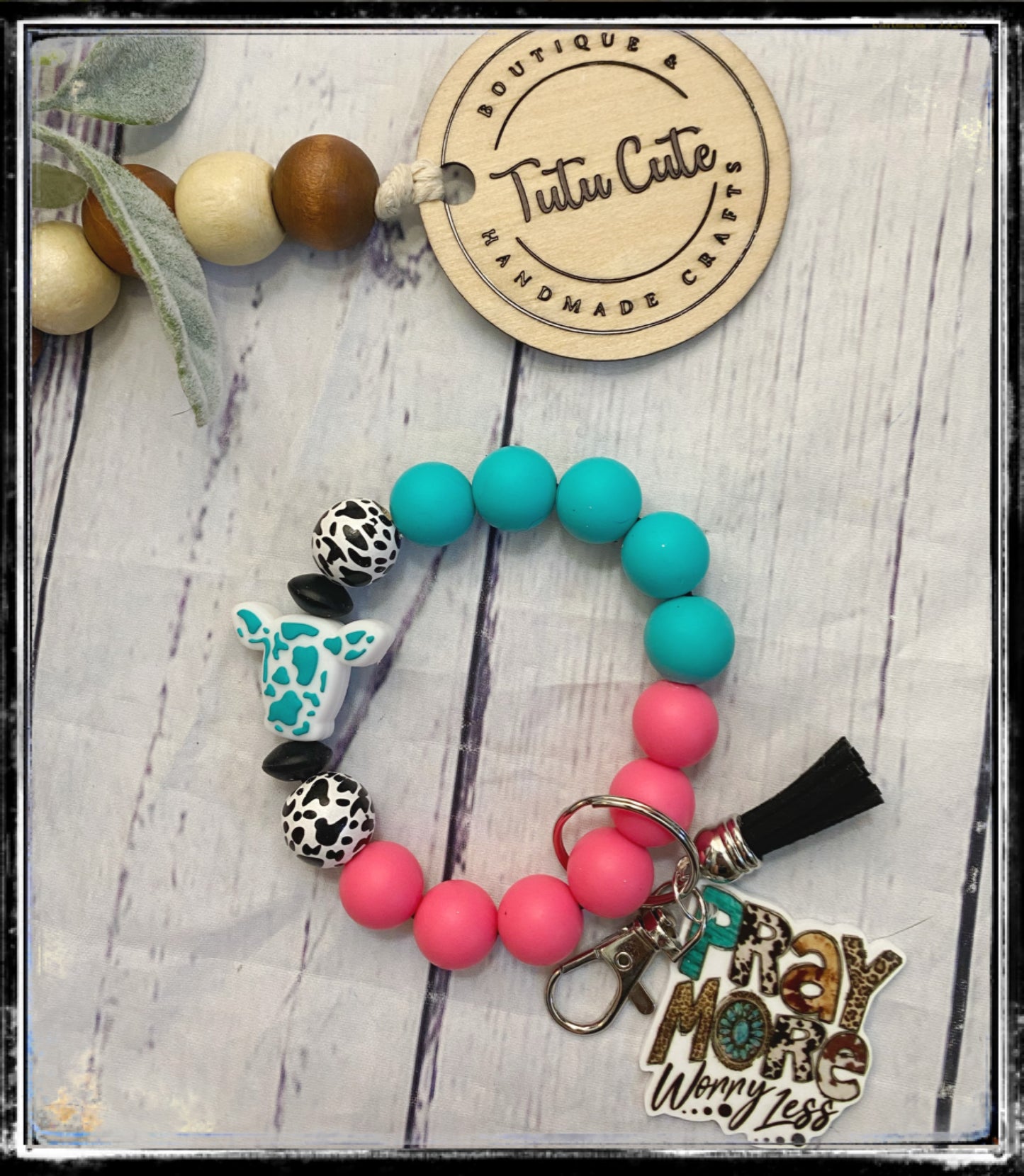 Cow wristlet