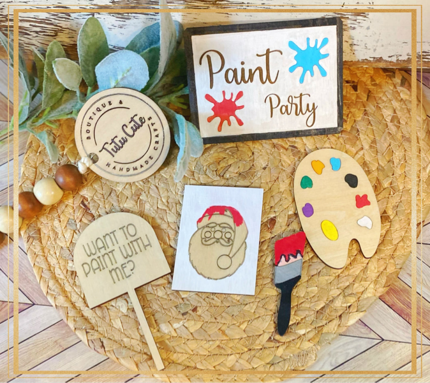 Paint party elf prop set(elf not included)