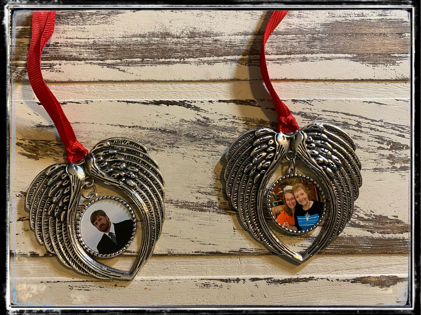 Angel wing ornaments