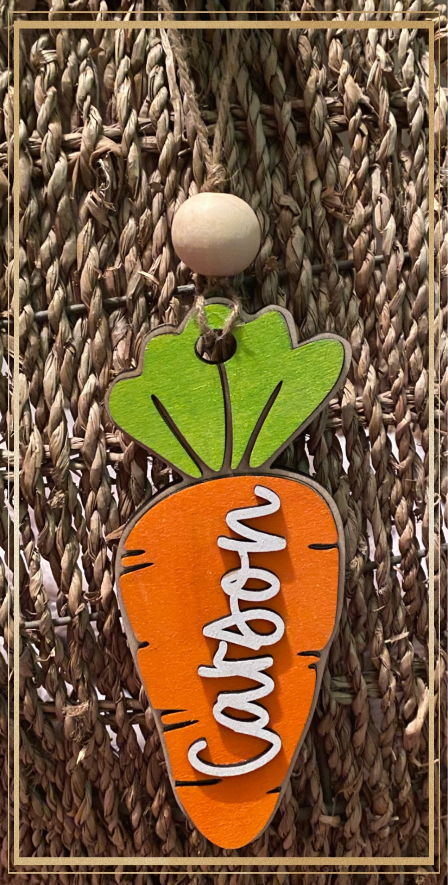 Easter basket tags