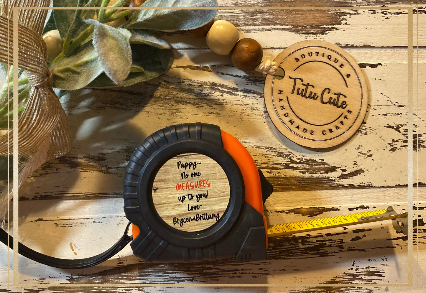 Custom tape measure