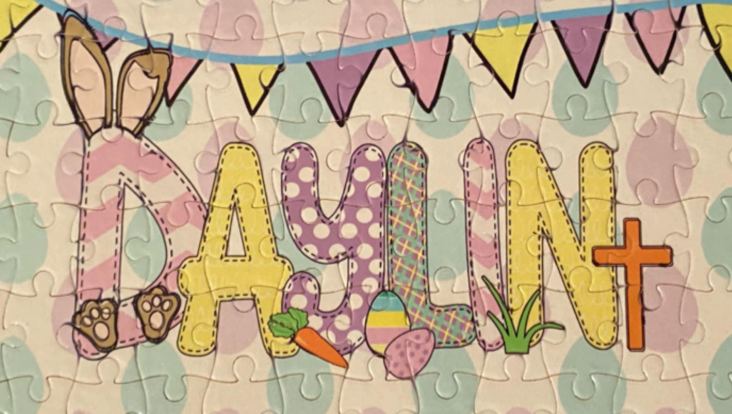 Easter personalized puzzles