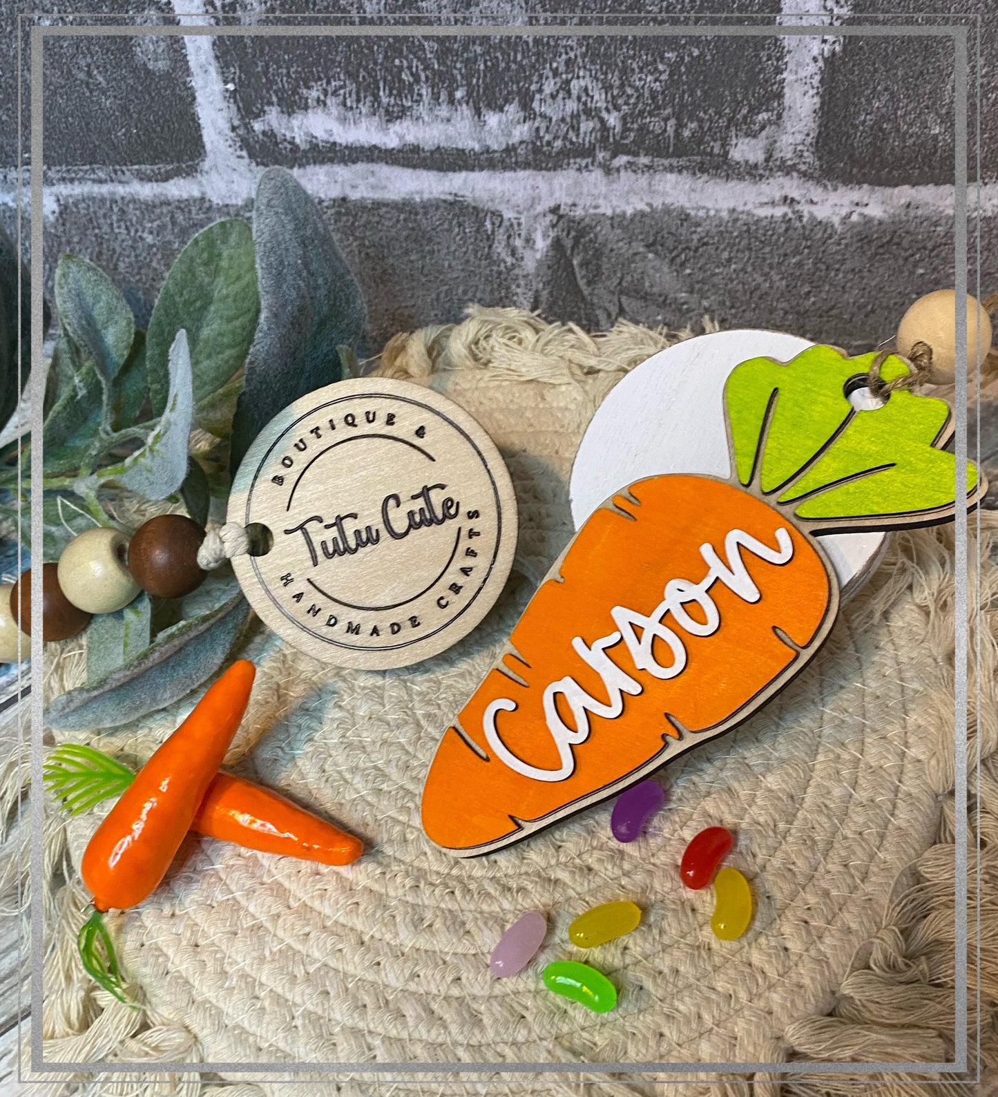 Easter basket tags