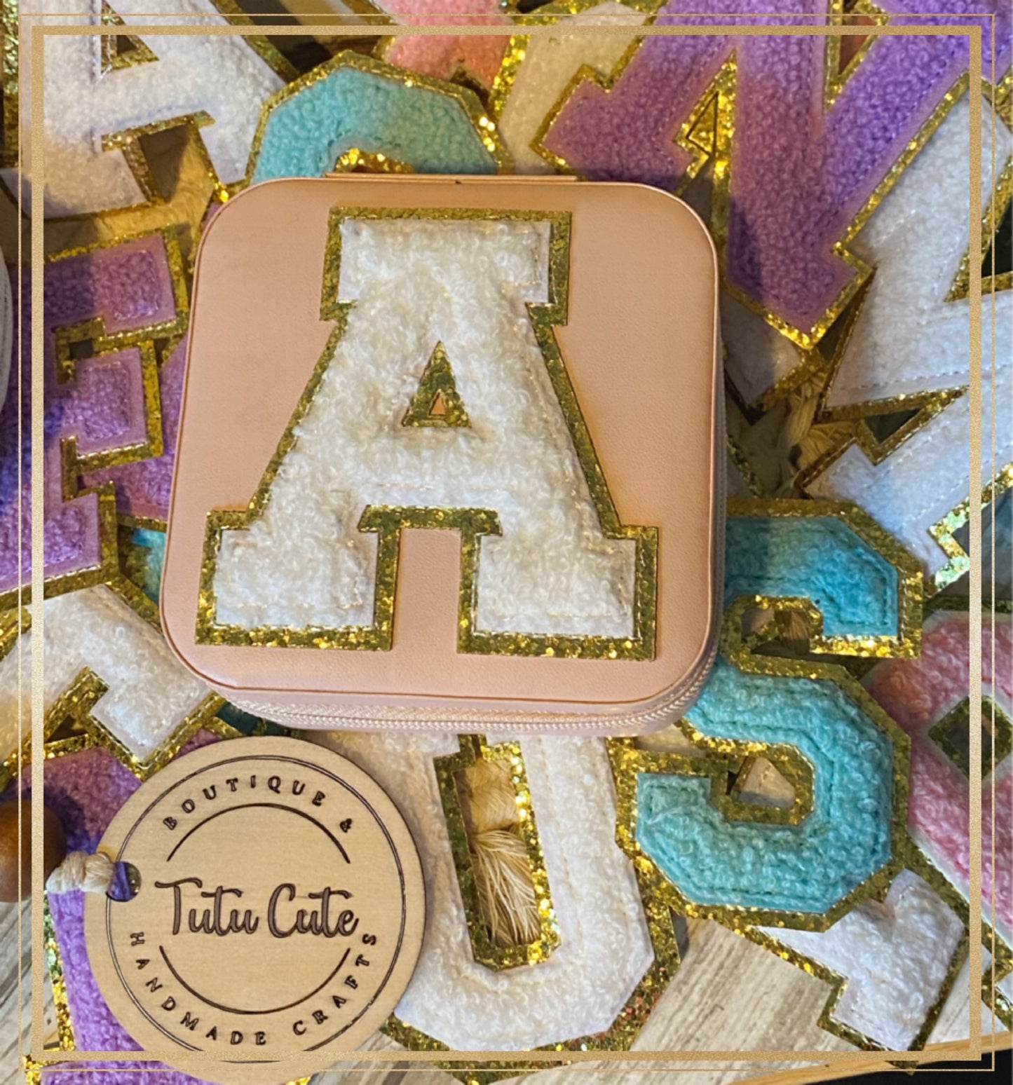 Chenille letter bags