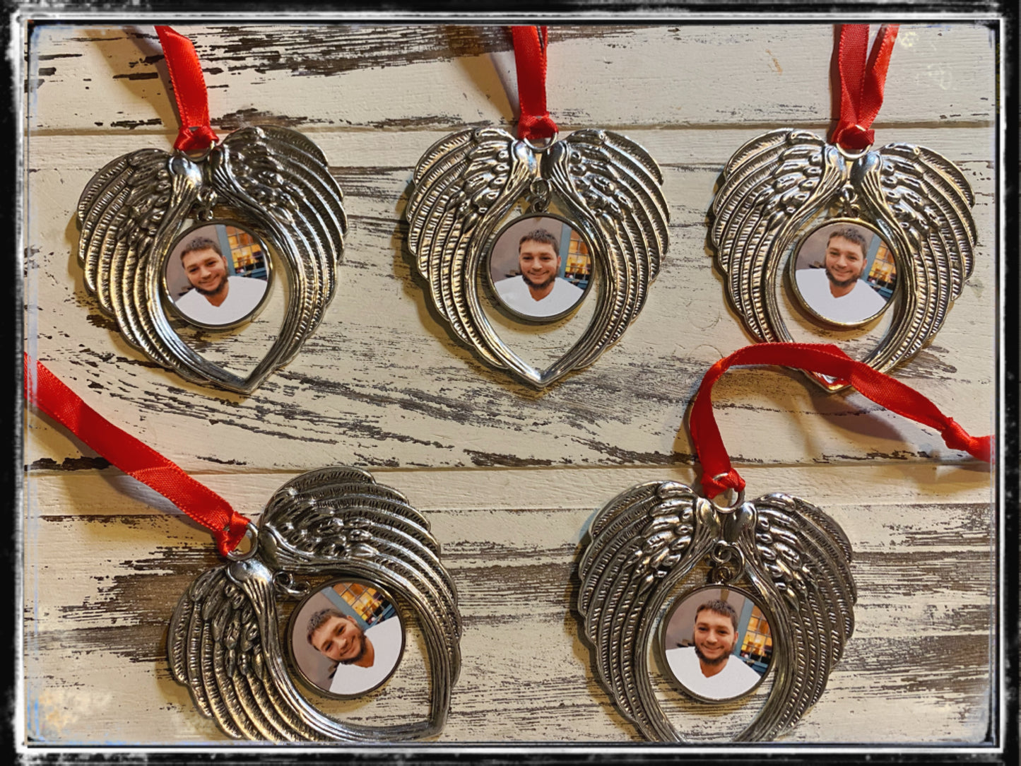 Angel wing ornaments