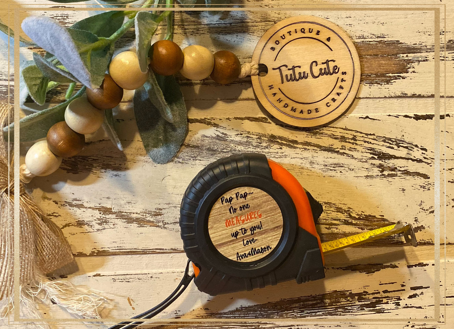 Custom tape measure