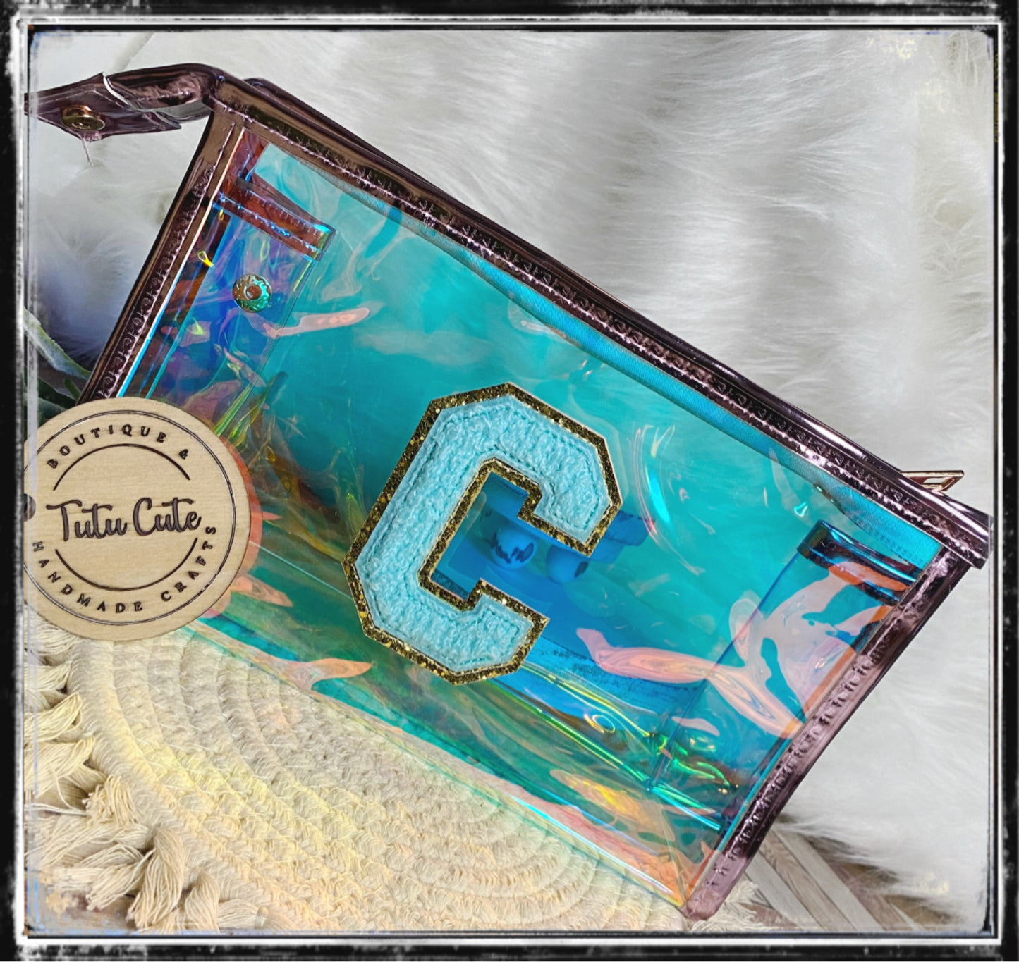 Chenille letter bags