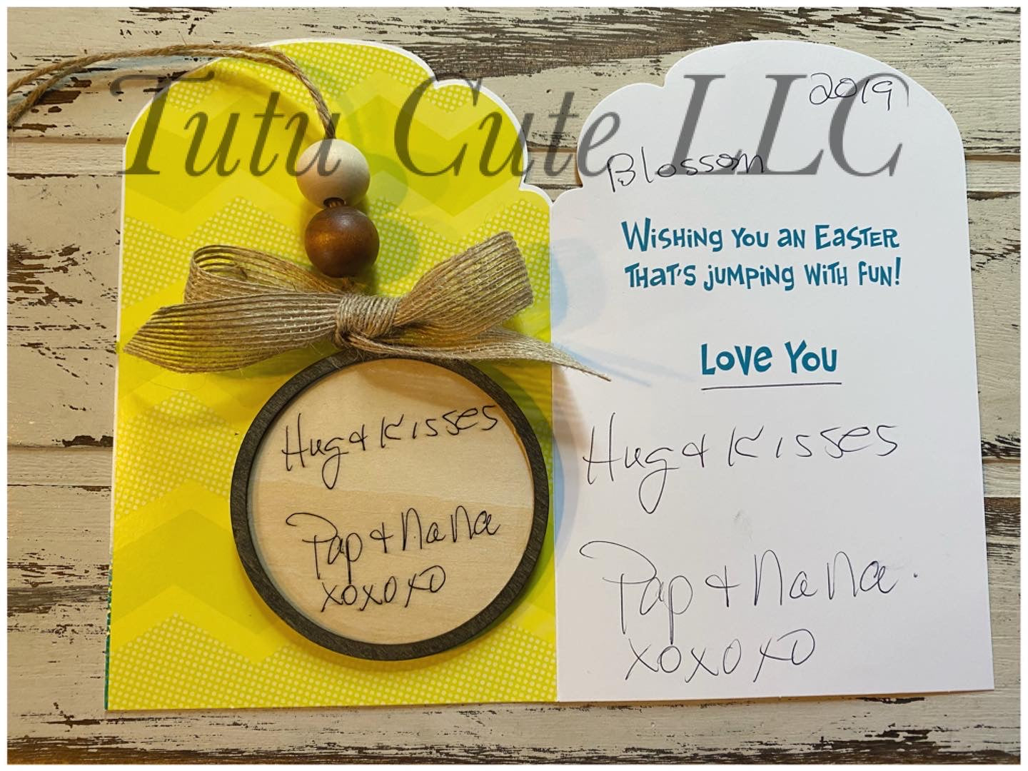 Custom handwritten ornament and/ or accent decor
