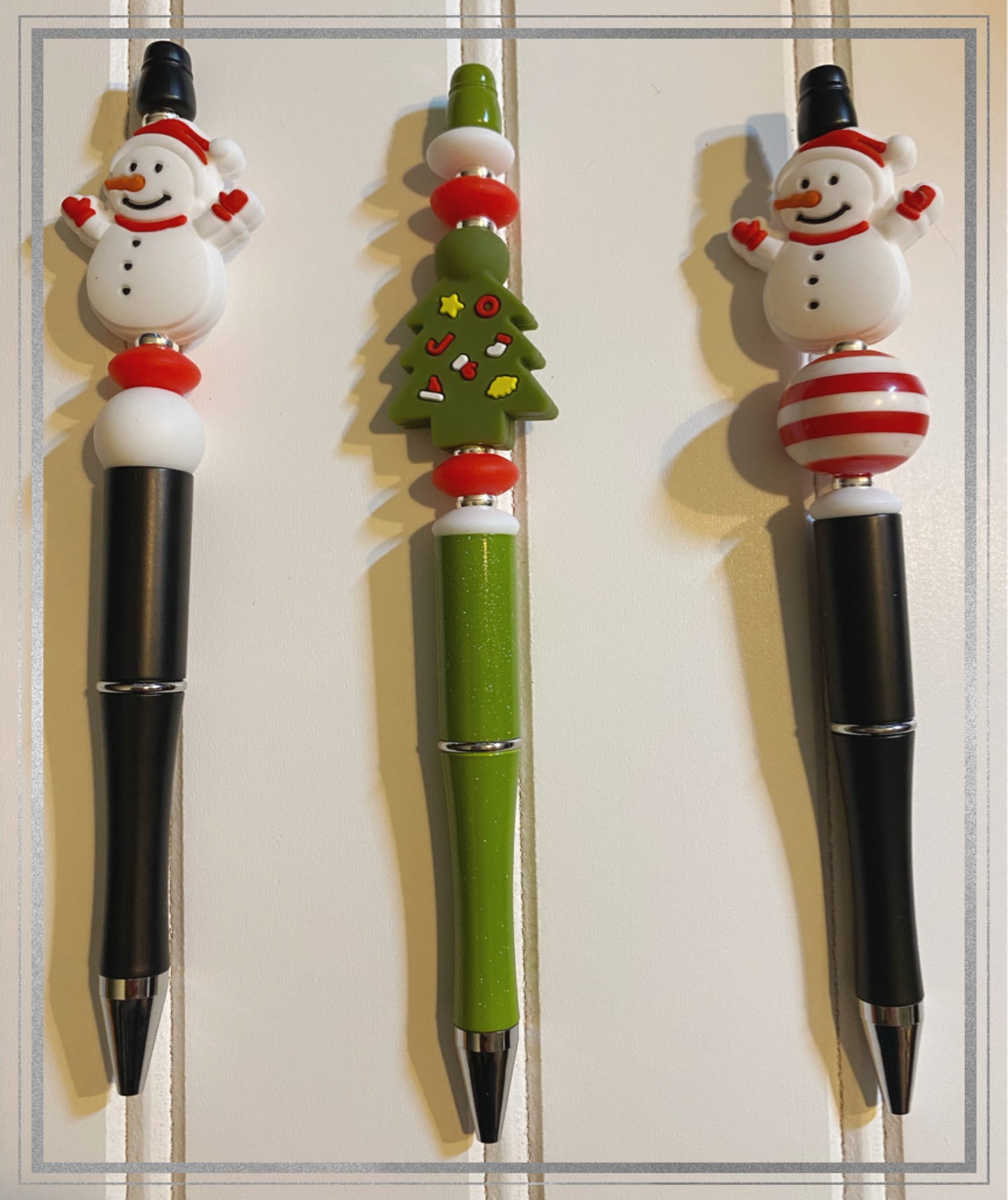 Custom beaded pen or keychain (free shipping)