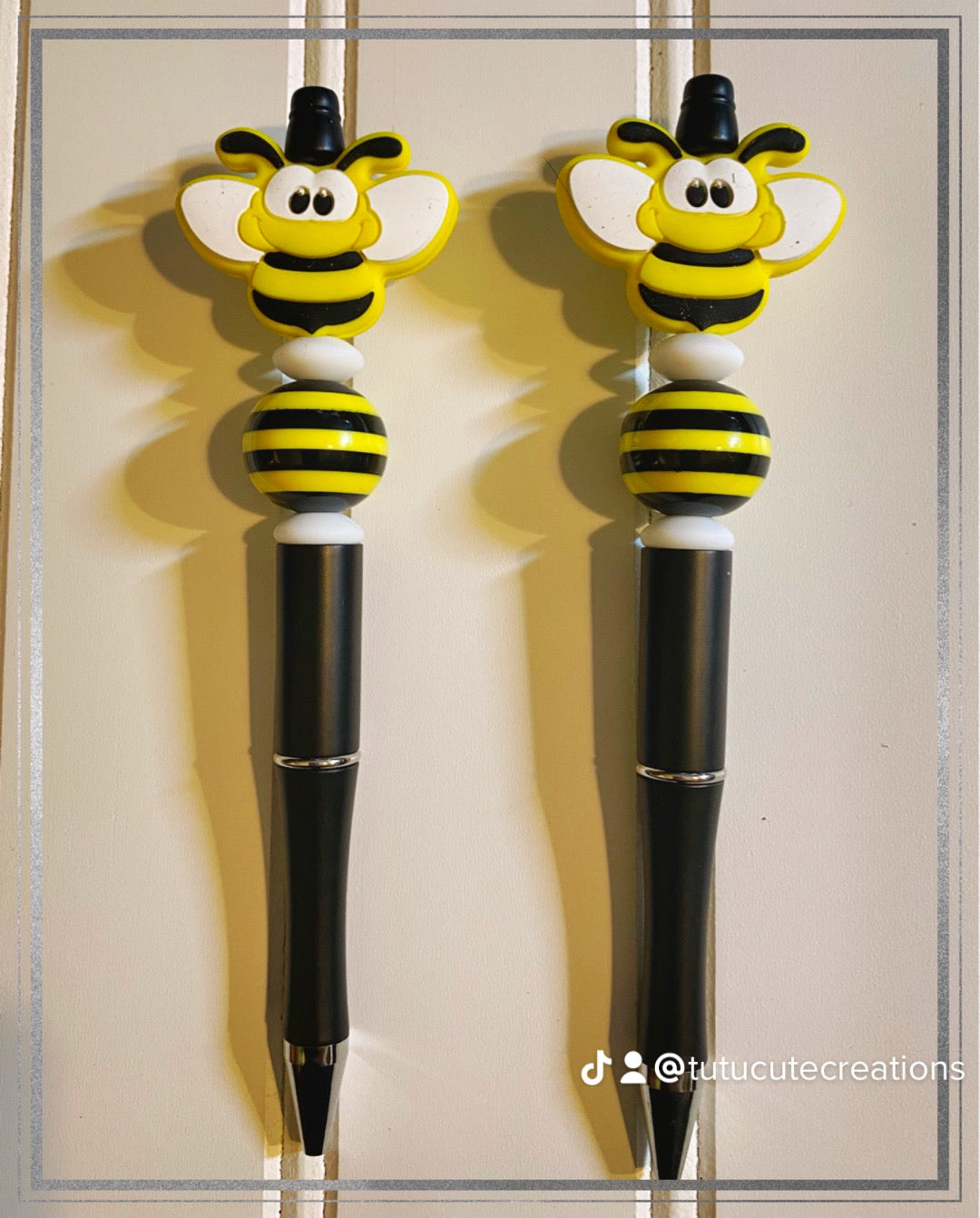 Custom beaded pen or keychain (free shipping)