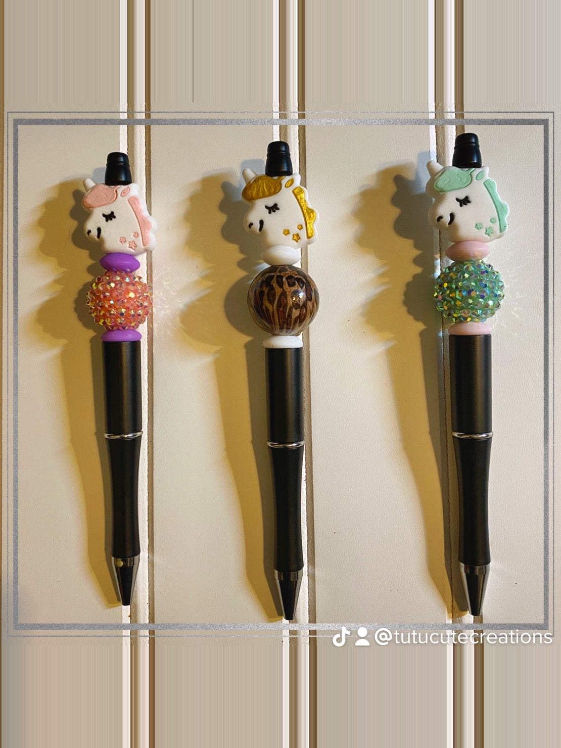 Custom beaded pen or keychain (free shipping)