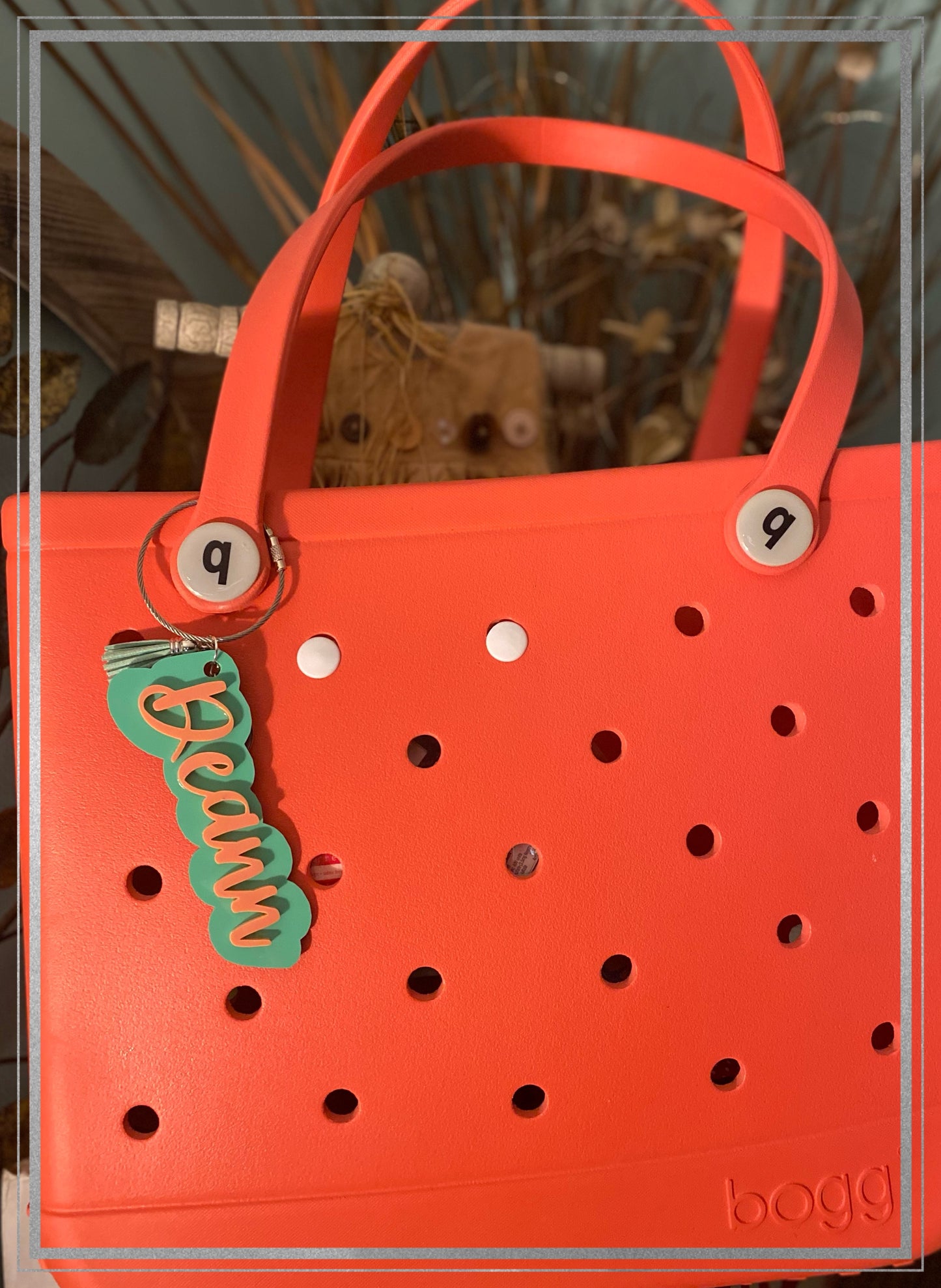 Personalized tag keychain