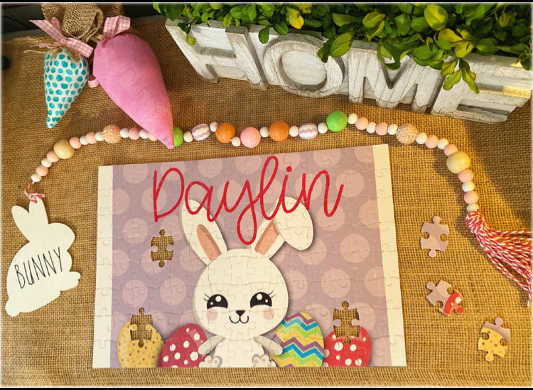 Easter personalized puzzles