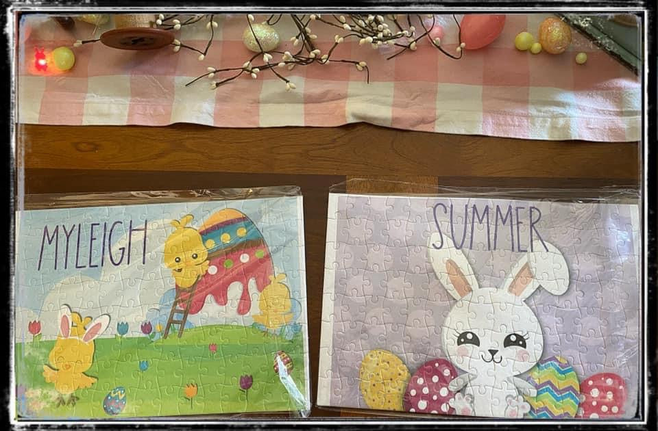 Easter personalized puzzles