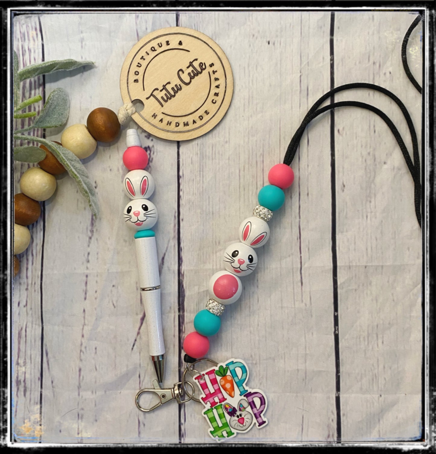 Custom beaded pen or keychain (free shipping)