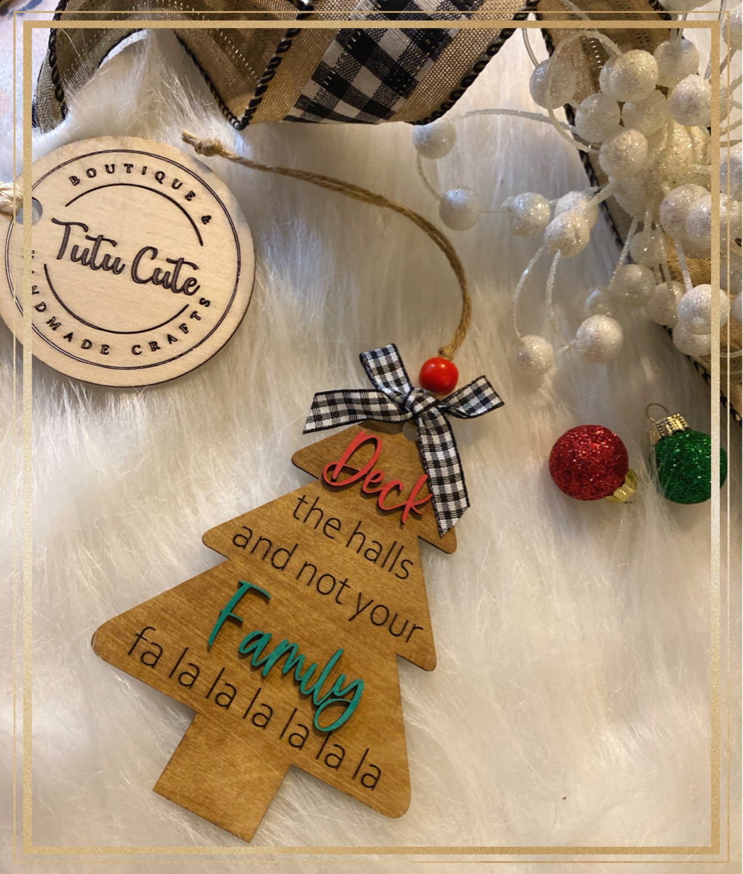 Deck the halls ornament