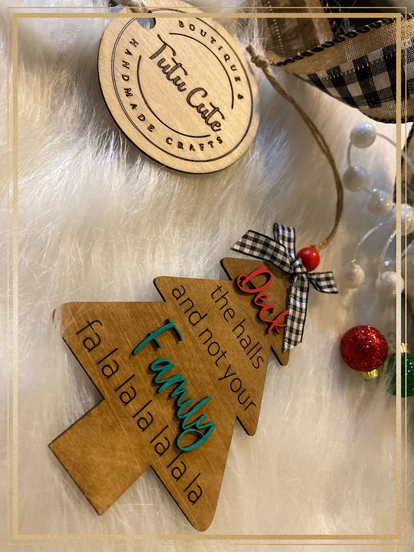 Deck the halls ornament