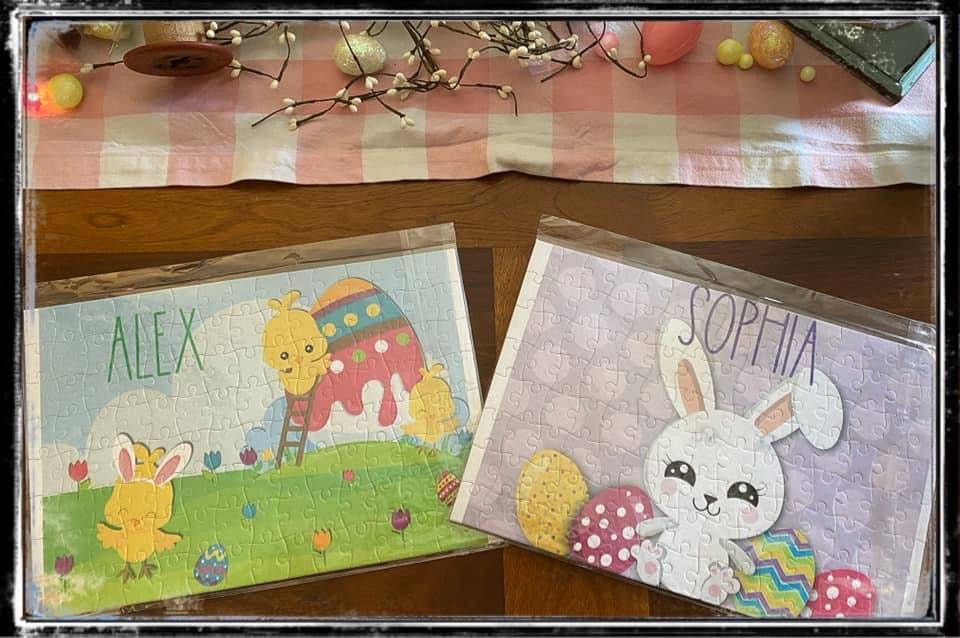 Easter personalized puzzles