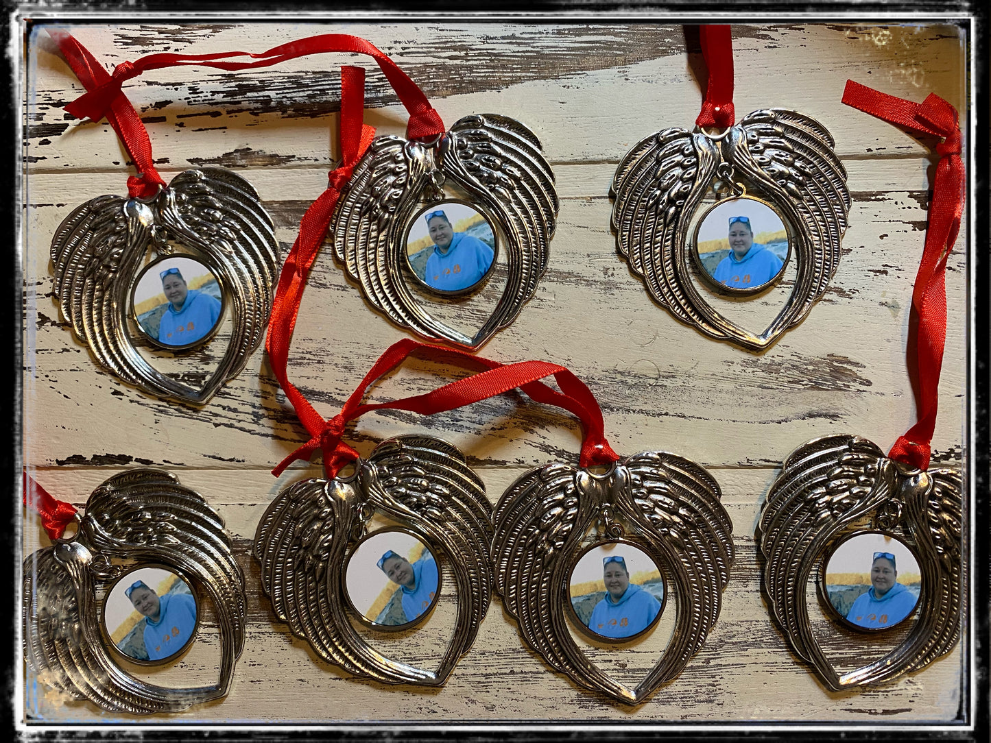 Angel wing ornaments