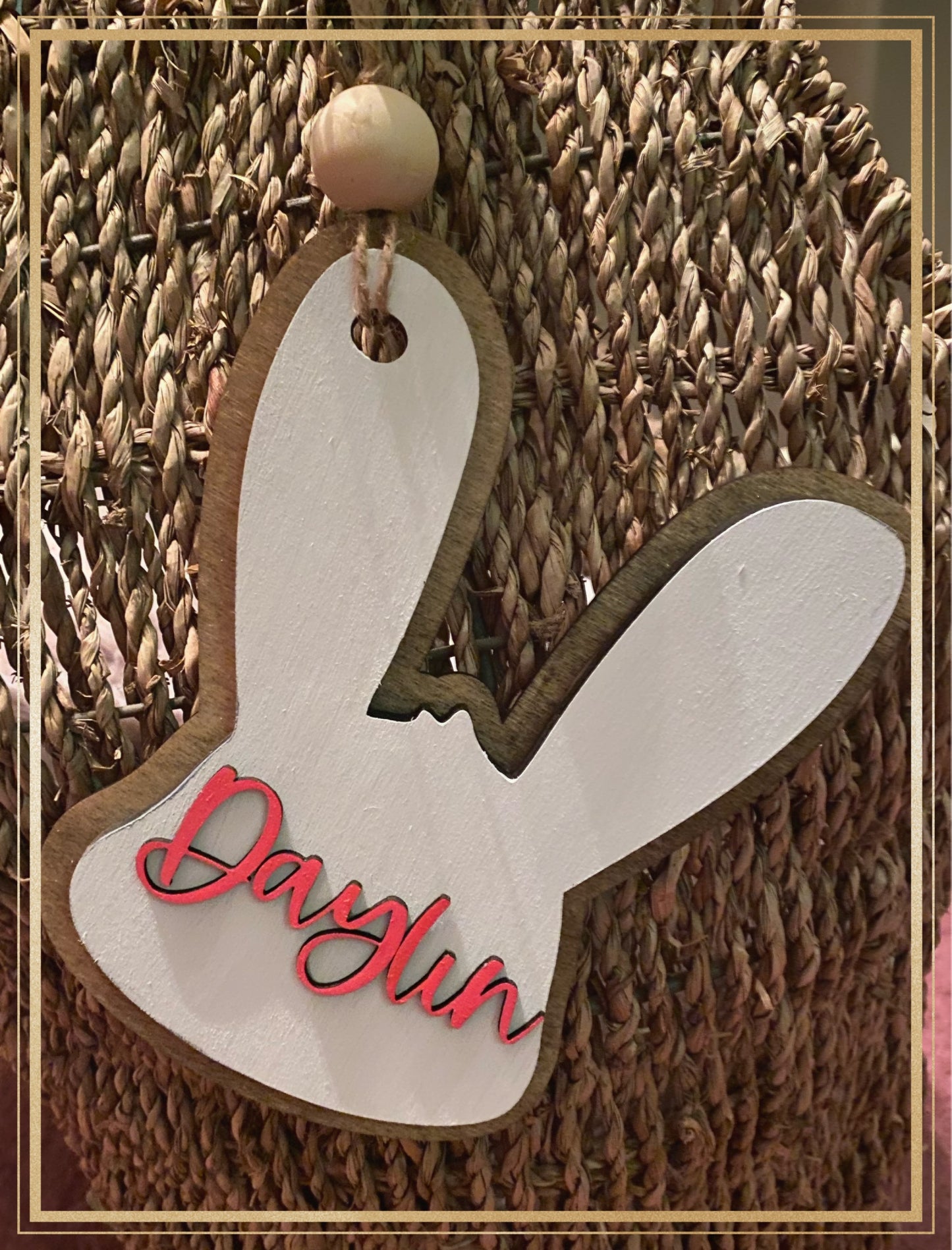 Easter basket tags