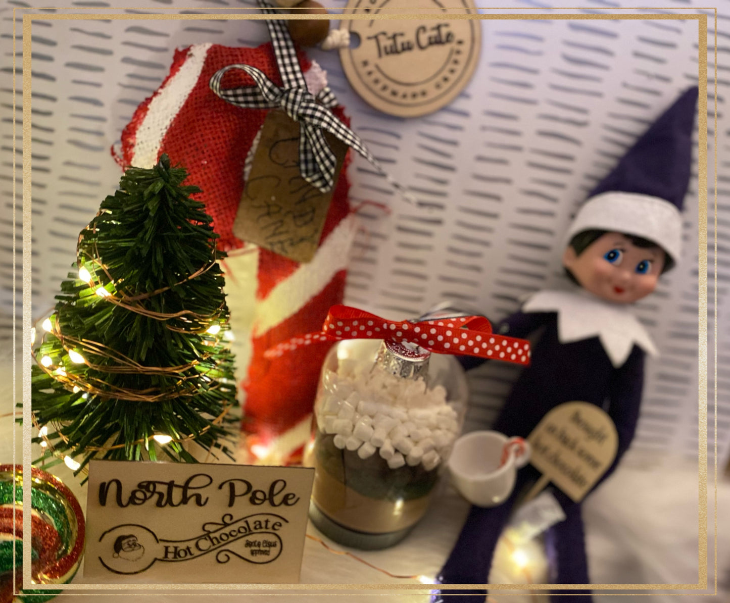 Elf Hot coco prop set (elf not included)
