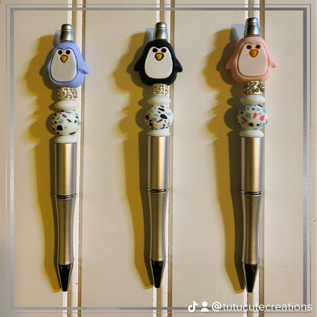 Custom beaded pen or keychain (free shipping)