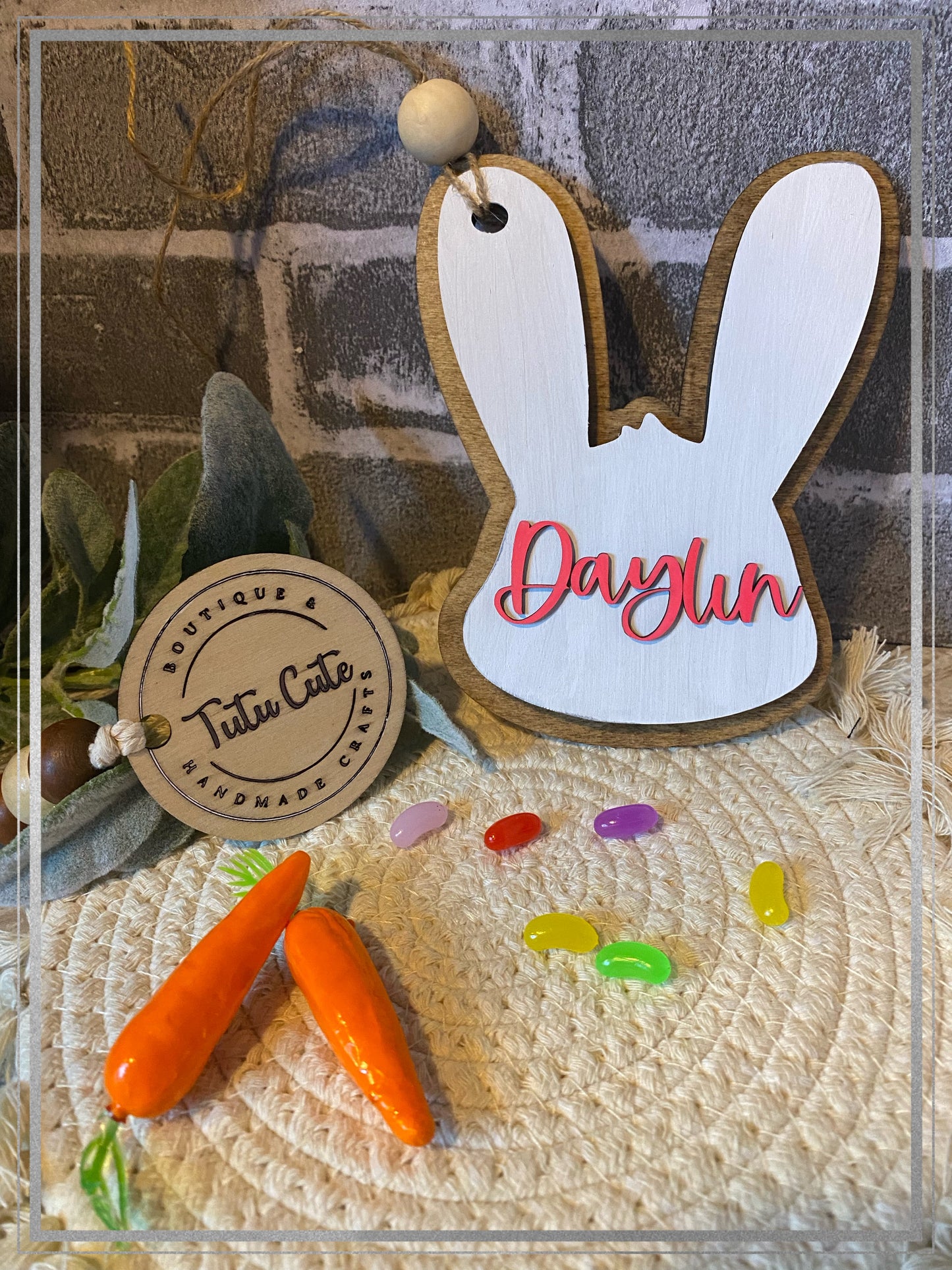 Easter basket tags
