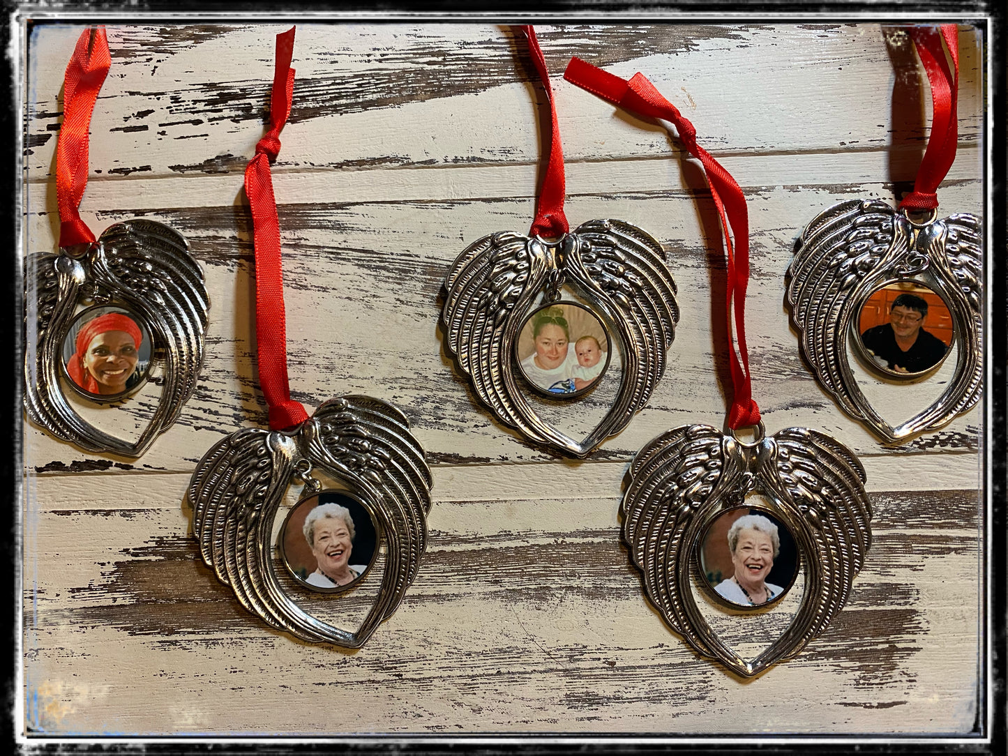 Angel wing ornaments