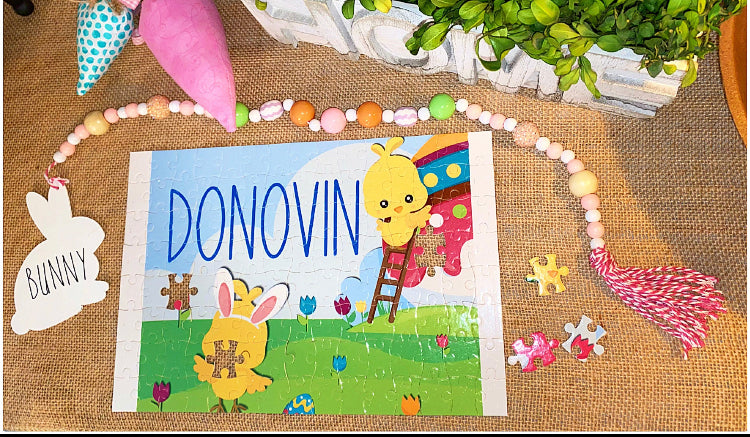 Easter personalized puzzles