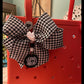 Custom monogrammed bow tag
