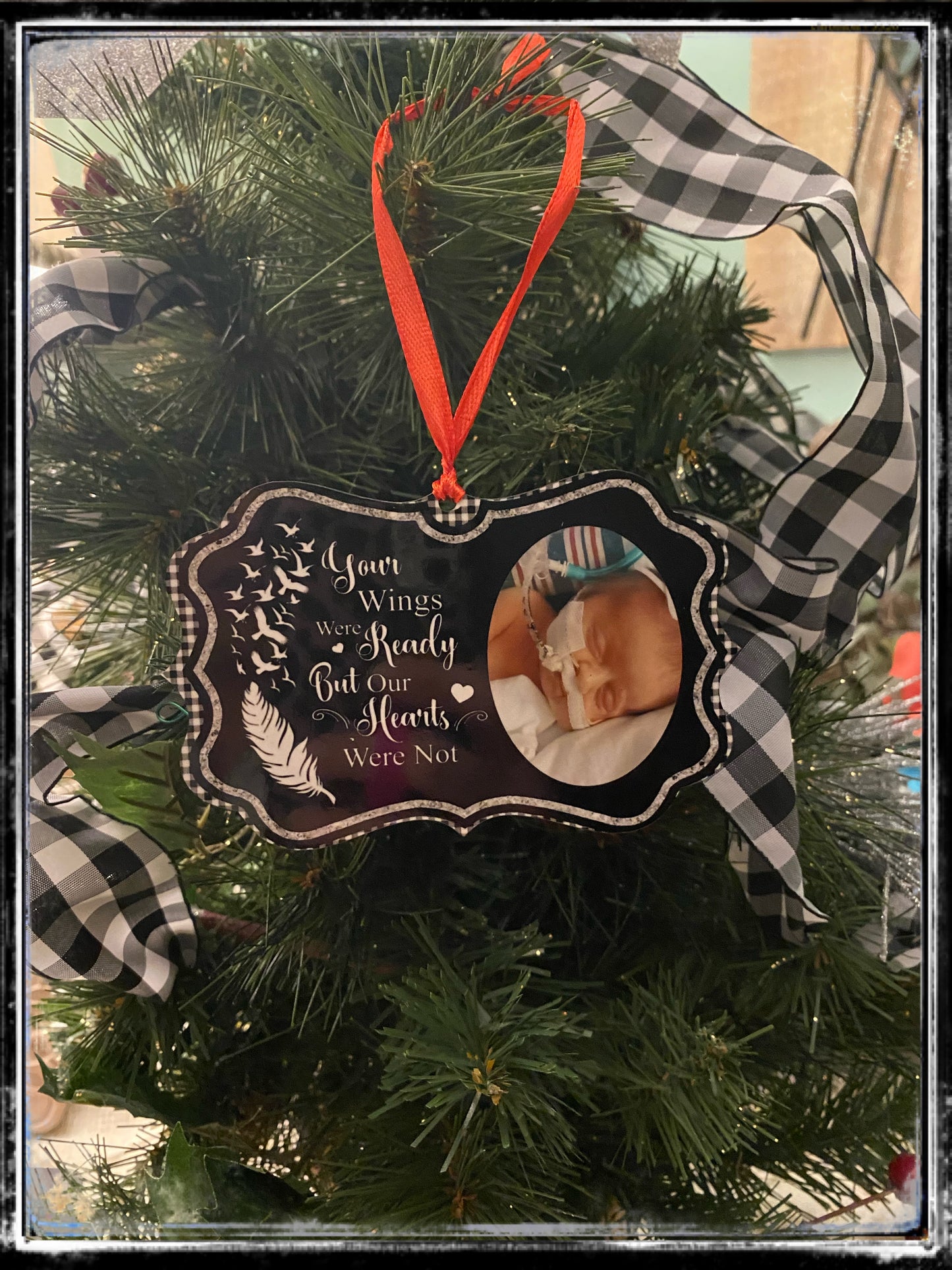 Your wings were not ready ornament