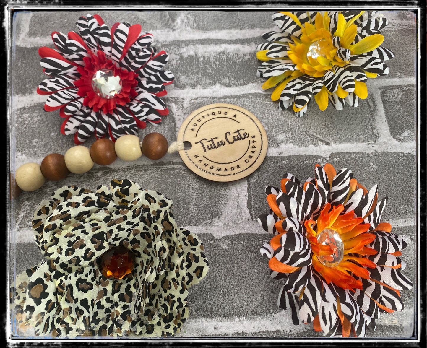Custom flower bag clip!
