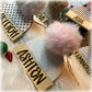 Custom engraved beanie hat ornaments