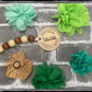 Custom flower bag clip!