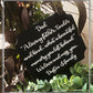 Custom handmade engraved and painted grave marker