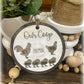 Our coop plaque/ornament