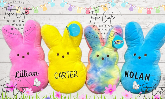 10” personalized peep
