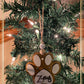 Paw print ornament with or without wings